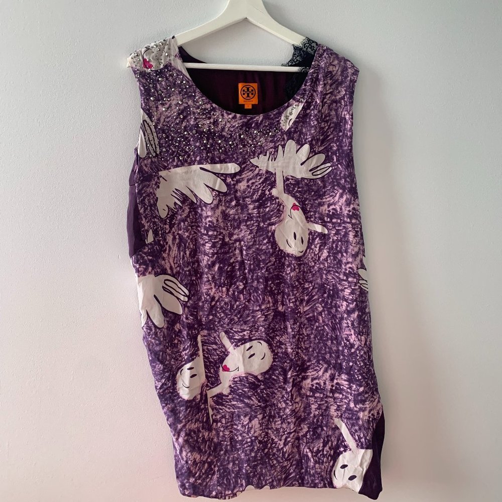 TORY BURCH Silk Jada Cocktail Dress